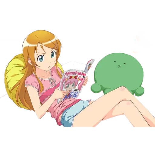 kosaka kirino, kirino kosaka panza, kirino kosaka yandere, oreimo kirino kusaka anime