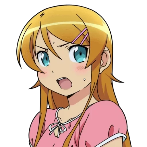 otaraka, kirino kosaka, anime girl cute, zundere kirino kosaka