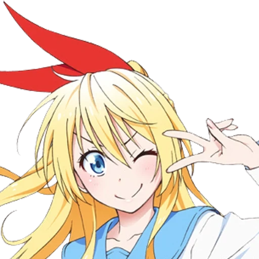 nisekoi, chitoge, chitoge chan, rijing animation, chitoge kirisaki