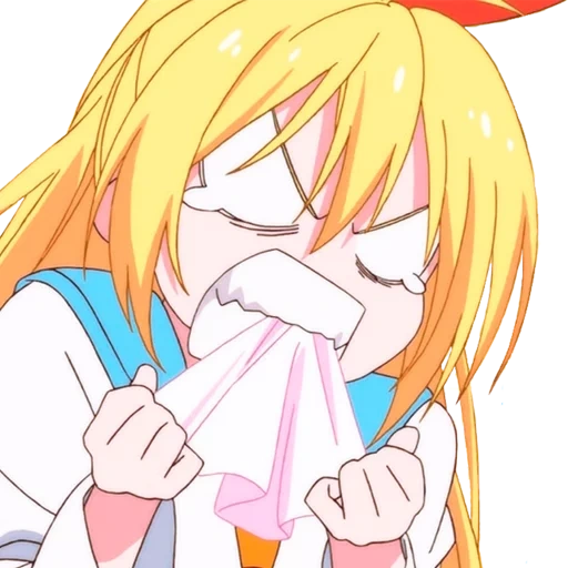 anime böse, lincher jr, der kleine lincher ist böse, kirisaki chitoge angry