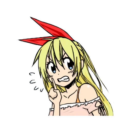 lucy hartfilia, lucy fairy tail, lucy welas asih, lucy hartfilia tertawa, stiker lucy hartfilia