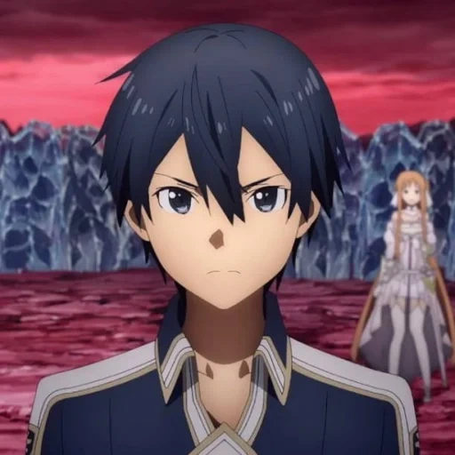 personagem de anime, kirito, espada mestre online, espada kirito alicia, rei das estrelas de kirito