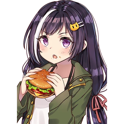 sile, anime, anime chan, arte anime, burger anime