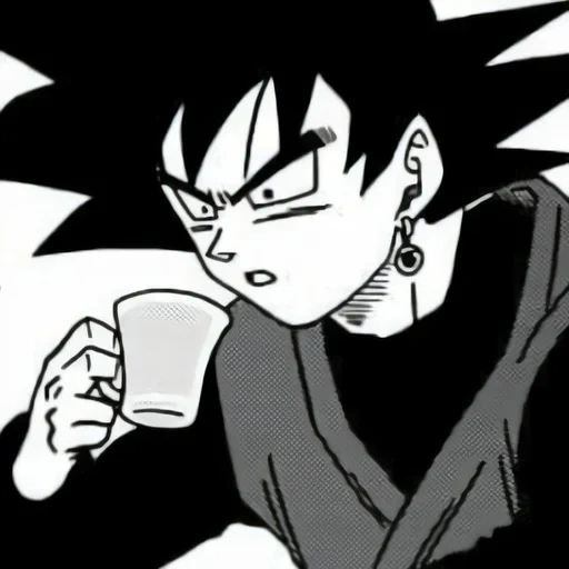 goku black tea, драконий жемчуг, гоку блэк манга, драконий жемчуг зет, драконий жемчуг супер