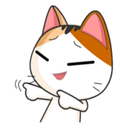 chat japonais, phoque du japon, chaton japonais, expression de chat, stickers chien de mer japonais