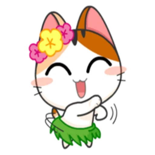 meong, meow animasi, cat meow meow, kucing jepang, stiker kucing jepang