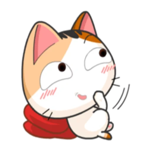 meow аниме, кот японский, meow animated, котята японские, японская кошечка