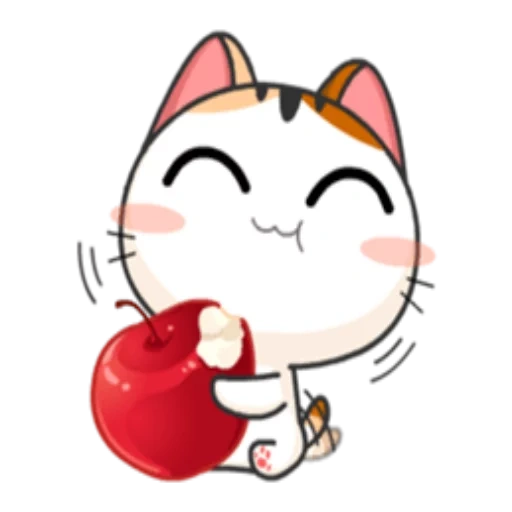 gato, aplicaciones de wa, gato japonés, gato japonés, gatos emoji coreanos