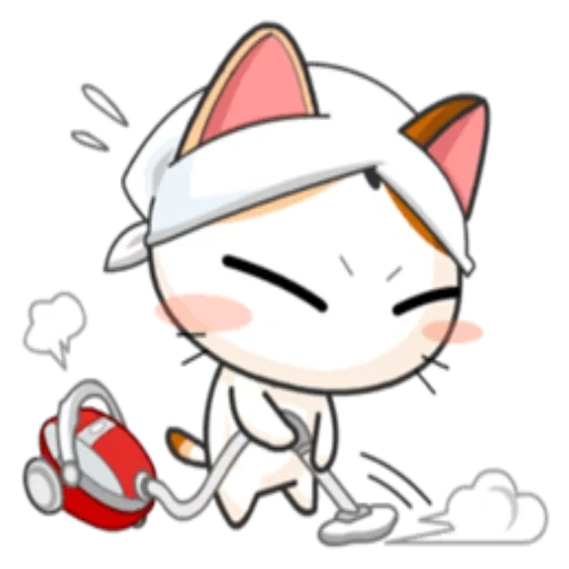 parker, animação, meow animated, animal fofo, gatinho japonês