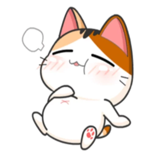 meow animated, japanese seal, japanese kitten, japanese sea dog sticker