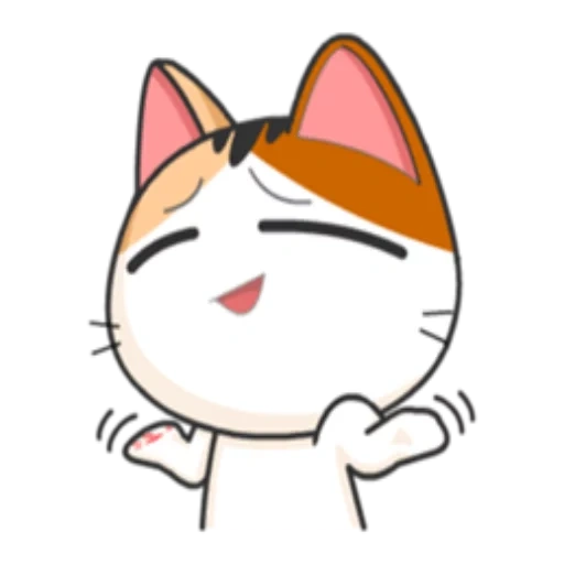 cat, meow animated, phoque du japon, stickers chien de mer japonais