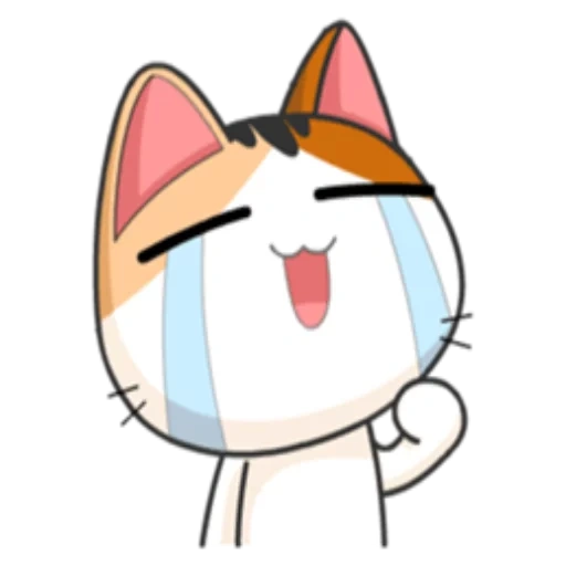 gato, gato, meow de gato meow, gatos japoneses, cats de emoji animashny