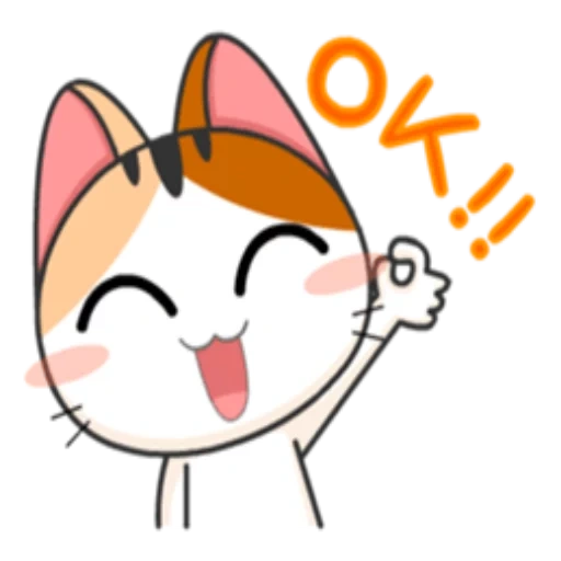 niasha, gato japonês, meow animated, selo japonês, gatinho japonês