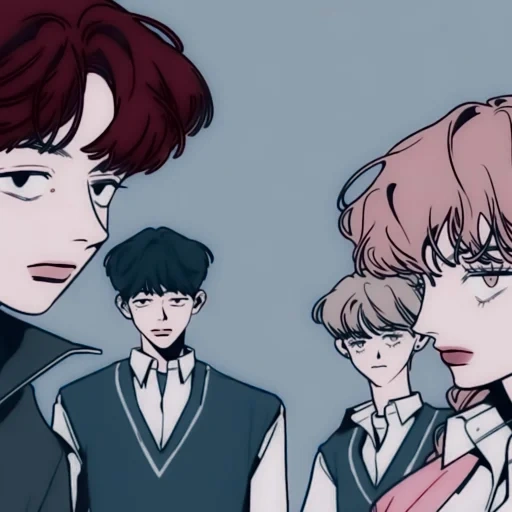 bts btun bts, arte de anime, manga de anime, personajes de anime, cómo odiar el compañero