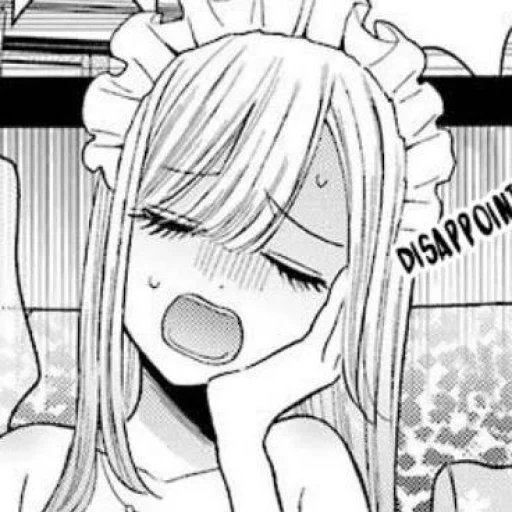 manga, anime manga, anime frau, anime zeichnungen, ahegao manga blonde