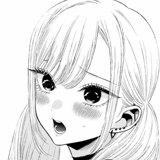 manga, anime manga, girl manga, yuzumori san manga, drawings of anime girls
