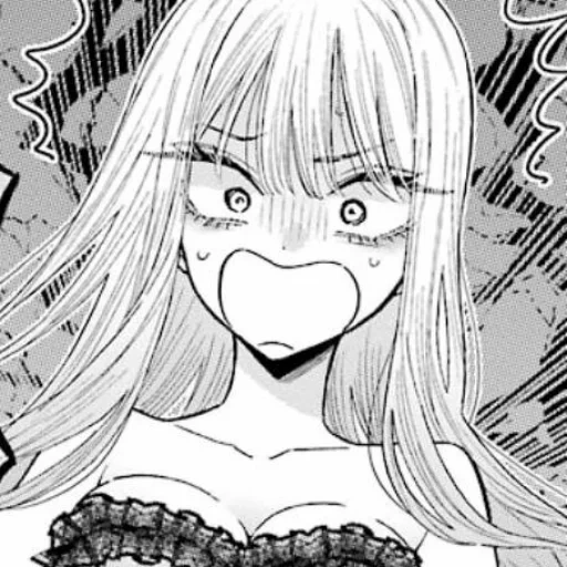 manga, manga de anime, manga de niña, gabriel ahegao, manga de niña de anime