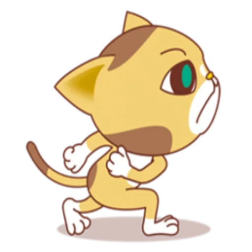 cat, кошка, покемон 149, reboot pokemon, кот золотой вектор