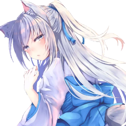 anime, nekan, kitsune bianco, personaggi anime, kitsune anime bianco