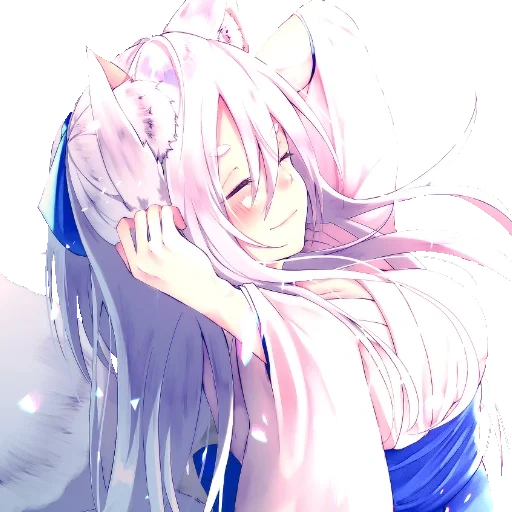 kitsune, anime kitsune, dzinkko kitsune, anime kitsune chita, anime kitsune blanc