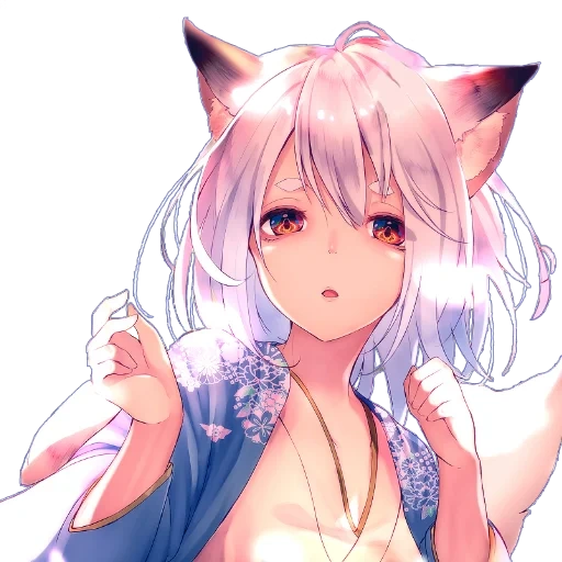 quelques, nekan, pas de kitsune, anime kitsune chita