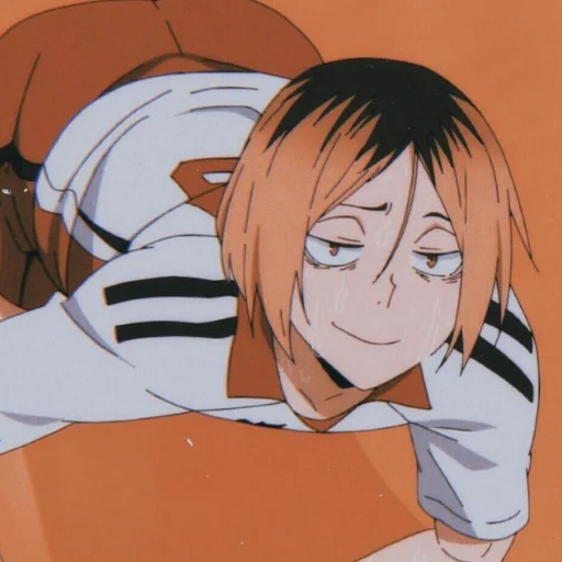 bola voli kenma, karakter bola voli, seni voli kenma, estetika anime kenma, gambar bola voli anime