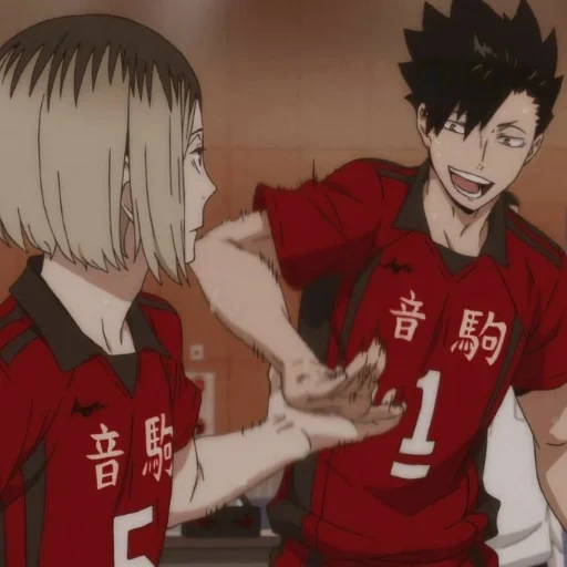 volleyball, anime volleyball necoma, kenma volleyball serve, black-tailed volleyball team, anime volleyball nekoma kenma