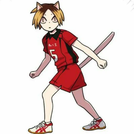 anime haikyu kenma, anime de volleyball kenma, sketches de volleyball kenma, personnages de volleyball kenm, valentin anime volleyball kenma