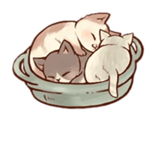 nekotalia germania, 2d gatti abbracci, disegni di gatti carini