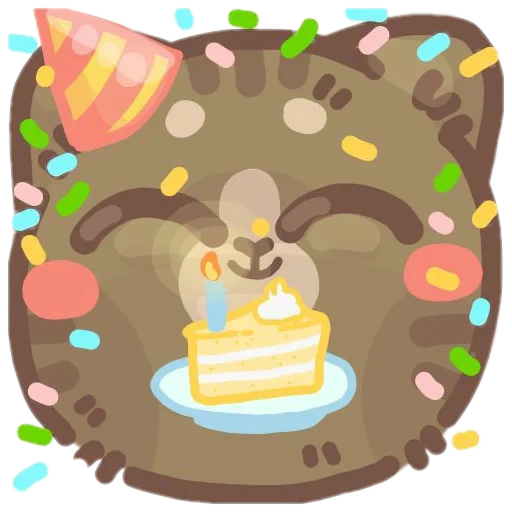 торт картун кэт, медведь с тортом, торт животные вектор наши именинники, happy birthday, торт на день рождения с медведем