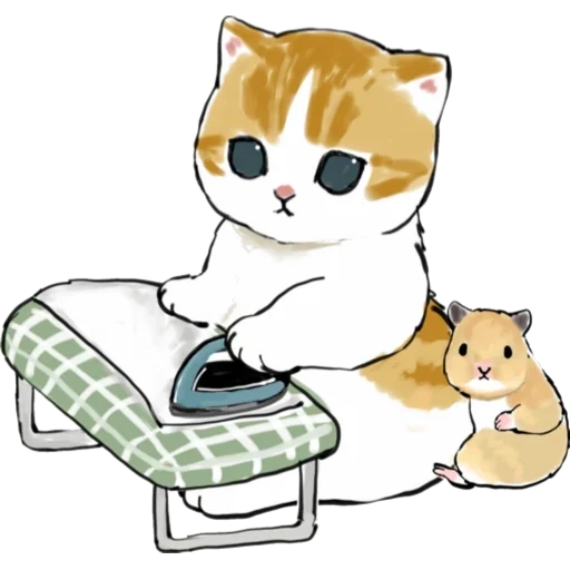 иллюстрация кошка, кошки милые рисунки, котики милые рисунки, рисунки милых котиков, животные милые рисунки