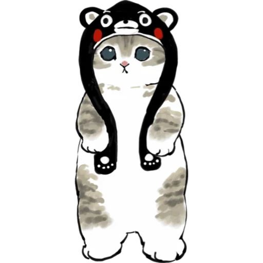 mofu sand, животные милые, кошки милые рисунки, рисунки милых котиков