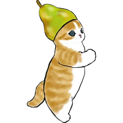 mofu sand, коты mofu sand 3, иллюстрация кошка