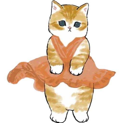 mofu_sand, adesivos de telegrama, bifes de gatos, desenho animado de gatinho fácil, adesivos de telegrama