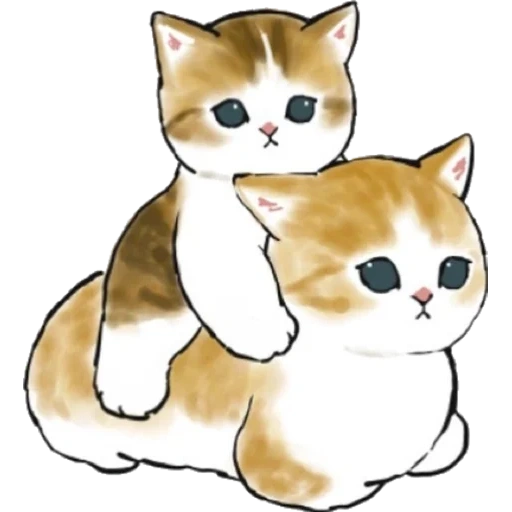 mofu_sand, dibujos de lindos gatos, dibujos lindos, dibujos lindos de gato, cats mofu