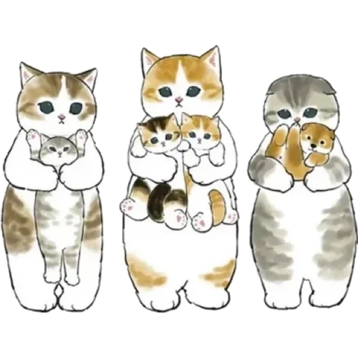 милые котики рисунки, милые рисунки кошек, милые рисунки котят, рисунки милых котиков, котик рисунок