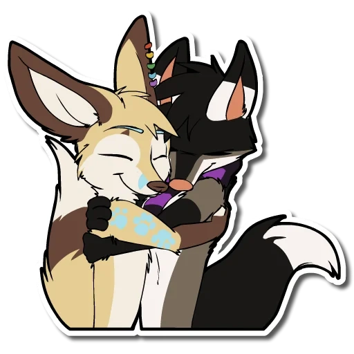 furri art, furry lgbt, fox and hugs, furri art cute, zeropolis furri