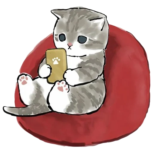 arte felina, seal moff, carino gattino, illustrazione del gatto, illustrazioni per gattini