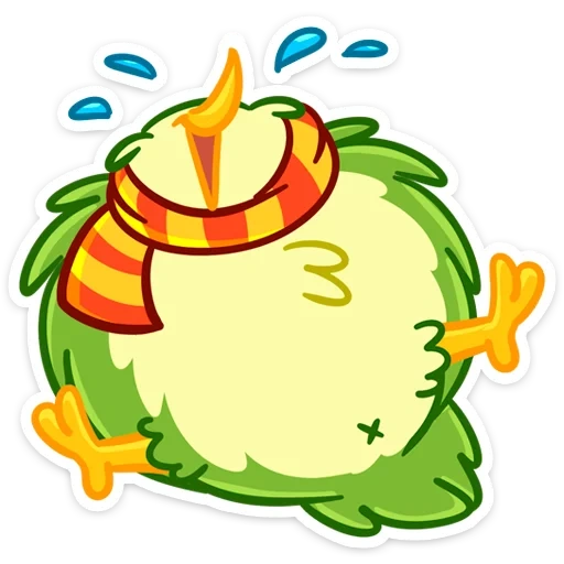 ivi, kiwi, kiwi sticker set