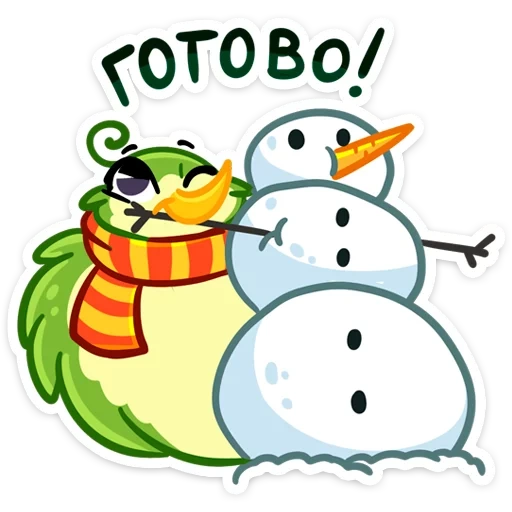 kiwi, verschenken, snowman post