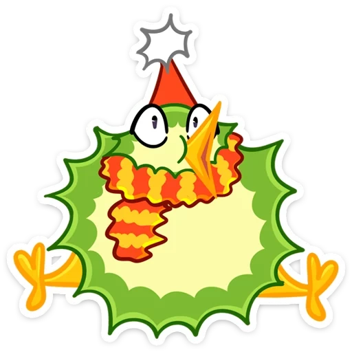 kiwi, árvore de natal, meme da agulha da árvore de natal, vector de dragão engraçado