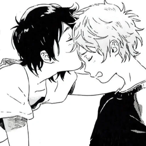 anime, manga d'art, bel anime, manga anime, xun mio baiser