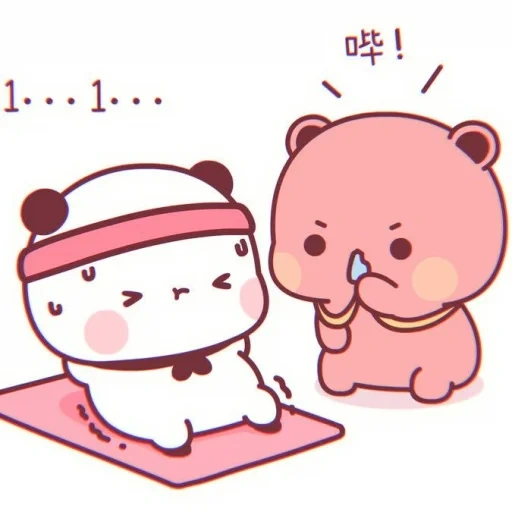 kawaii, orso carino, disegni carini, disegni carini di chibi, peach e goma bears