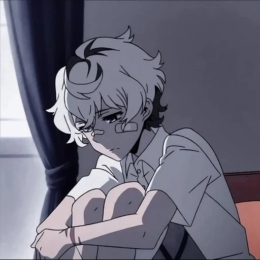 kiznayfu, anime triste, anime kiznaïf, kiznaiver katsuhiro, kiznayver katsuhiro