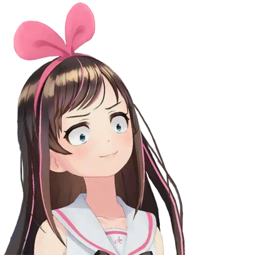 kizuna ai, anime mädchen, kizuna ai vicki, kizuna ai gesicht, kizuna ai selbstgefälliges gesicht