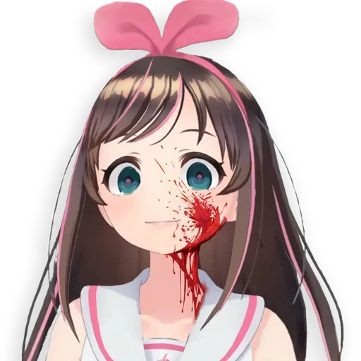 кизуна аи, kizuna ai, девушки аниме, kizuna ai лицо, yandere simulator