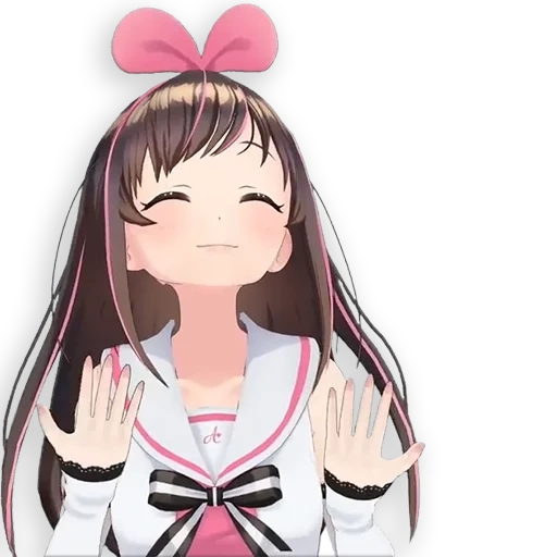 kizuna ai, kizuna ai, animação kizuna, kizuna ai fak, rosto presunçoso de kizuna