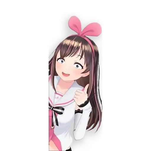 kizuna ai, anime kizuna, kizuna ai vp, kizuna ai strip, kizuna ai le visage suffisant