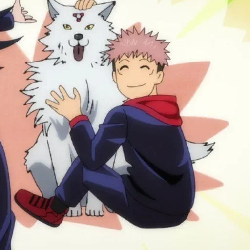 jujutsu, itadori yuji, different anime, the anime is funny, jujutsu kaisen