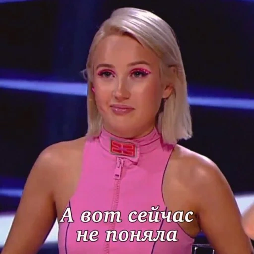 junge frau, olga buzova, buzov camedia batle, sänger olga buzova, polina gagarina tanzt tnt